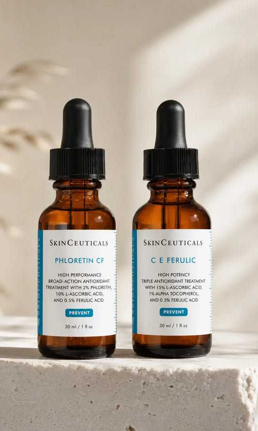 SkinCeuticals CE Ferulic vs Phloretin CF: Expert Comparison for UK Skin Types