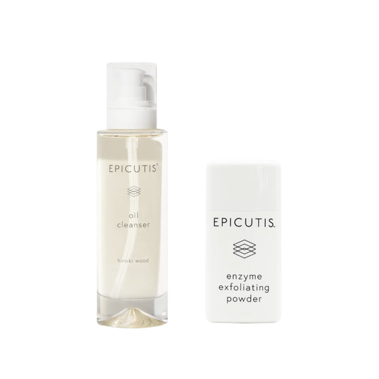 Epicutis Cleansing Essentials Set (Oil Cleanser 100ml + Enzyme Exfoliating Powder 40g)