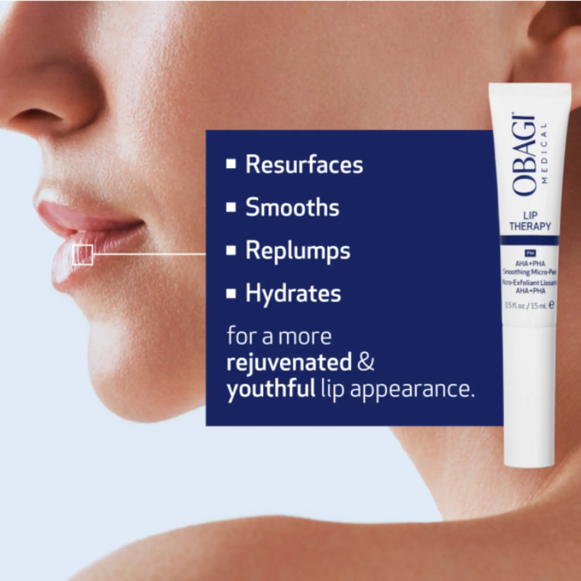Obagi Lip Therapy AHA + PHA Smoothing Peel 15ml Obagi
