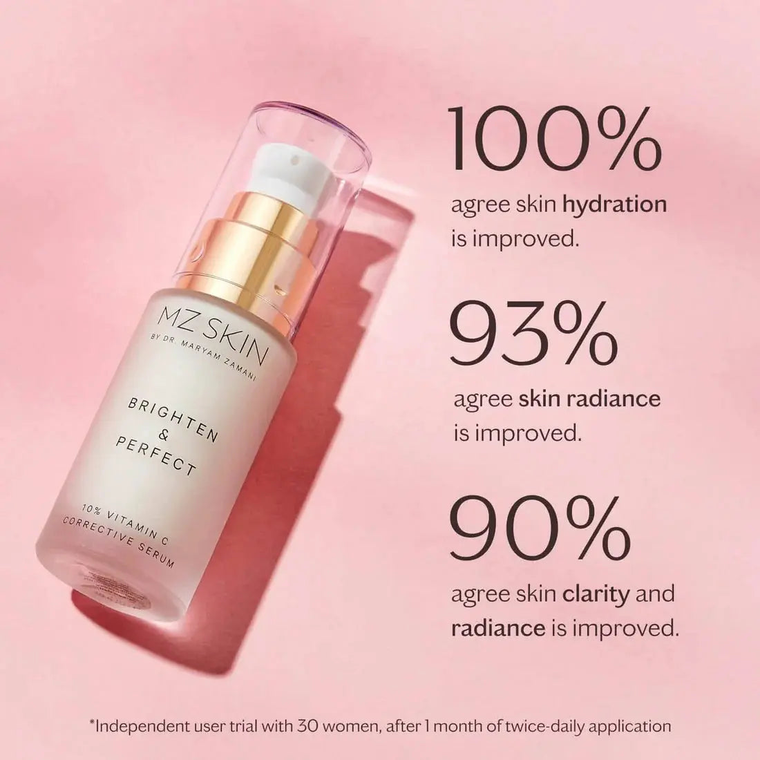 MZ SKIN Brighten & Perfect 10% Vitamin C Corrective Serum 30ml MZ SKIN