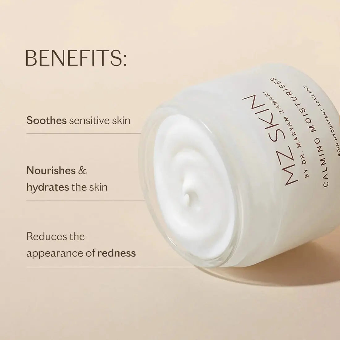 MZ SKIN Calming Moisturiser 50ml MZ SKIN