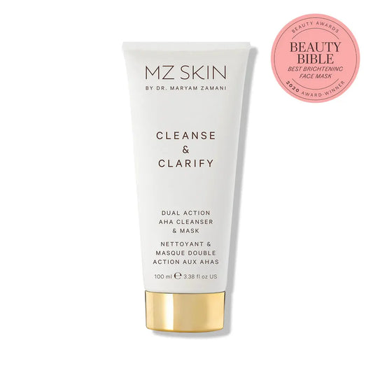 MZ SKIN Cleanse & Clarify Dual Action AHA Cleanser & Mask 100ml MZ SKIN