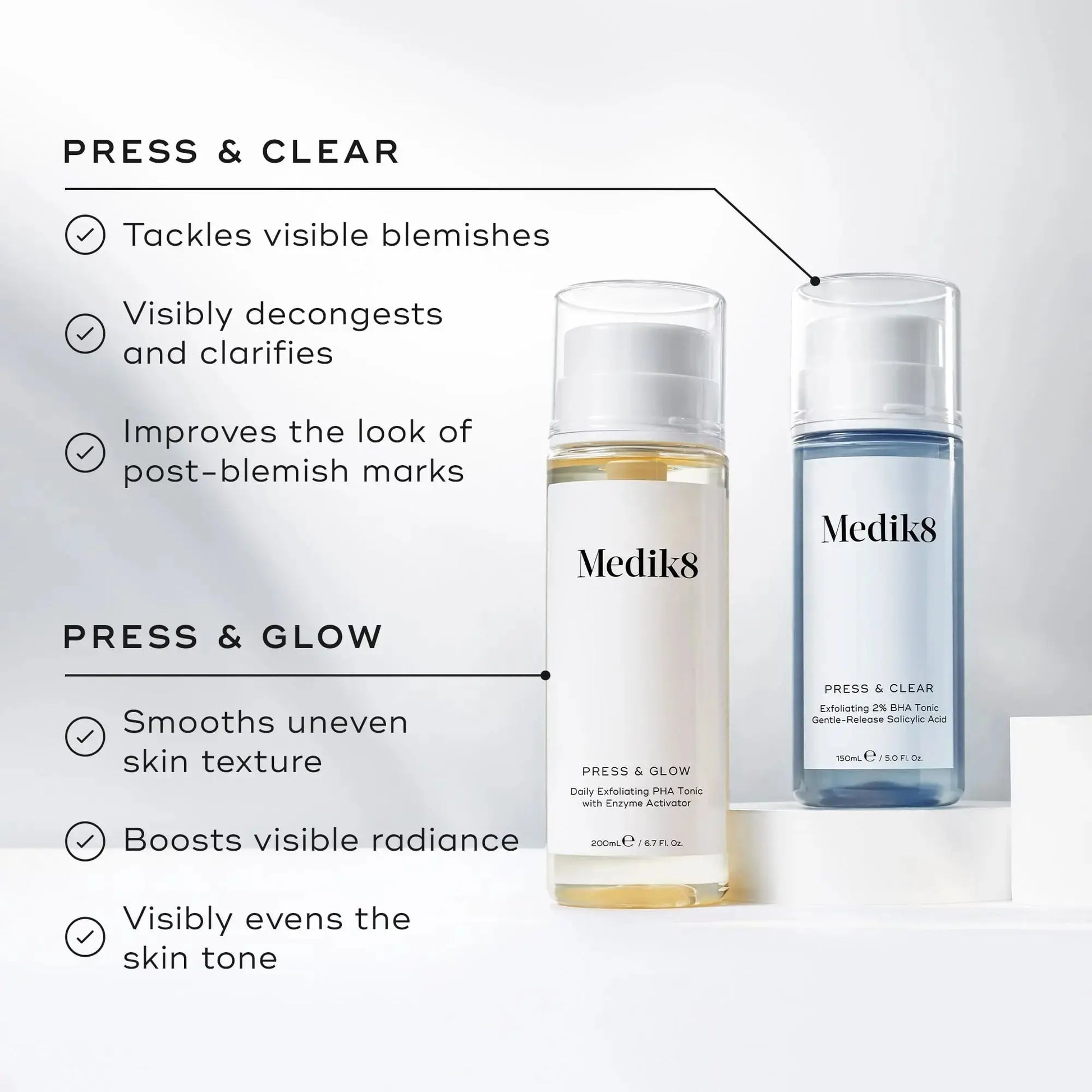 Medik8 Press & Glow 200ml Medik8