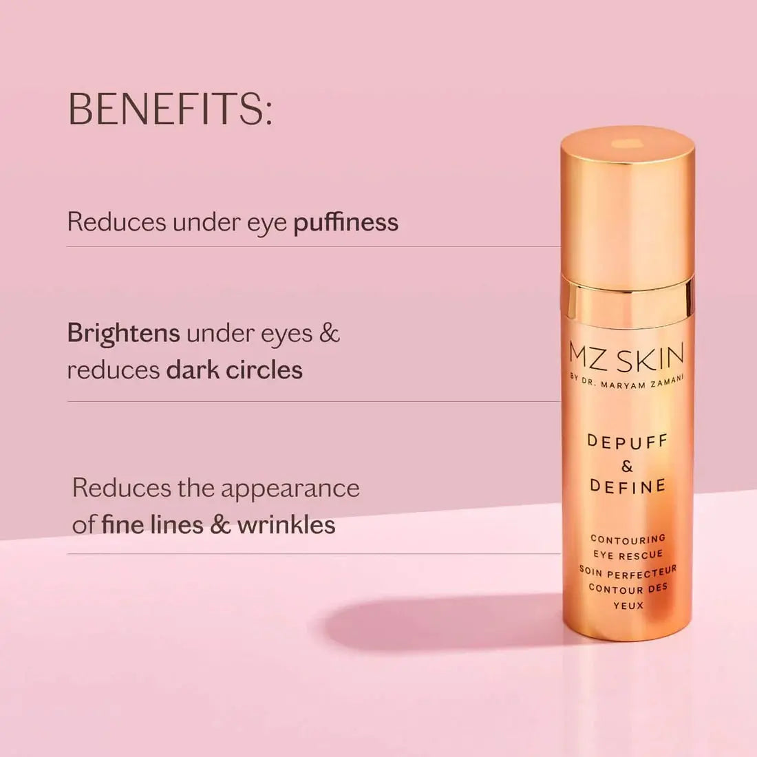 MZ SKIN DEPUFF & DEFINE Contouring Eye Rescue 15ml MZ SKIN