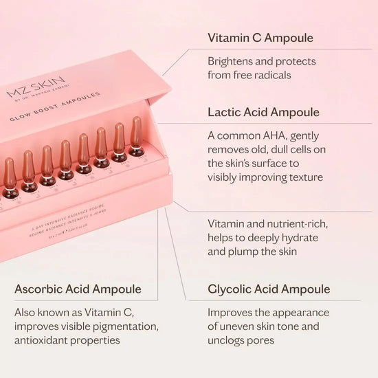 MZ SKIN Glow Boost Ampoules MZ SKIN