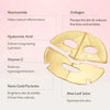 MZ SKIN Hydra-Lift Gold Facial Treatment Mask x5 MZ SKIN