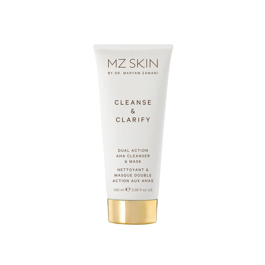 MZ SKIN Cleanse & Clarify Dual Action AHA Cleanser & Mask 100ml MZ SKIN