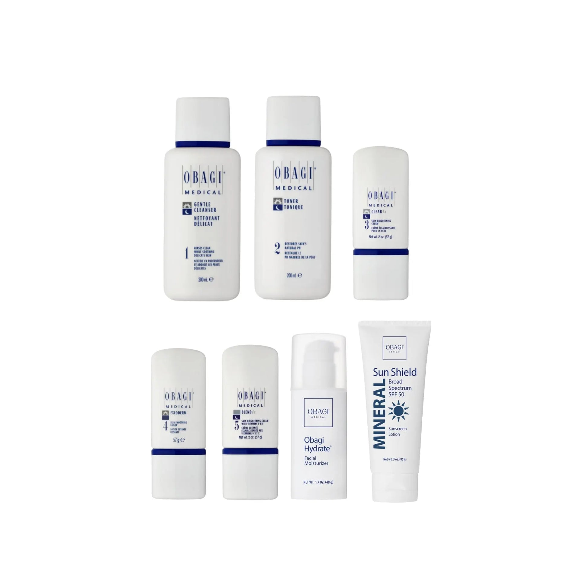 Obagi Nu-Derm® Skin Transformation System Normal to Dry (w/Sunshield Mineral) — Obagi Medical Skincare | Nurse Lee Prescribing