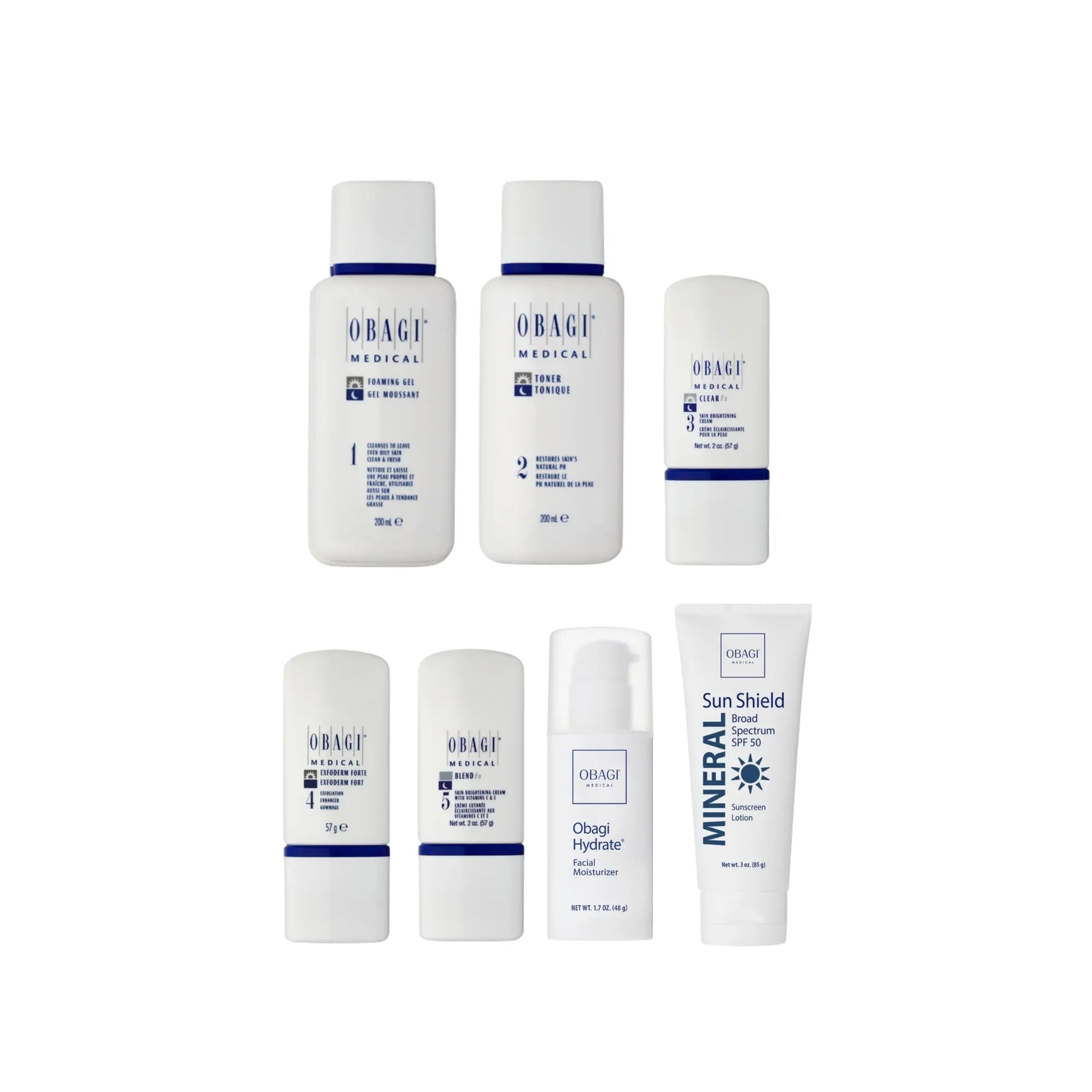 Obagi Nu-Derm® Skin Transformation System Normal to Oily (w/Sunshield Mineral) — Obagi Medical Skincare | Nurse Lee Prescribing