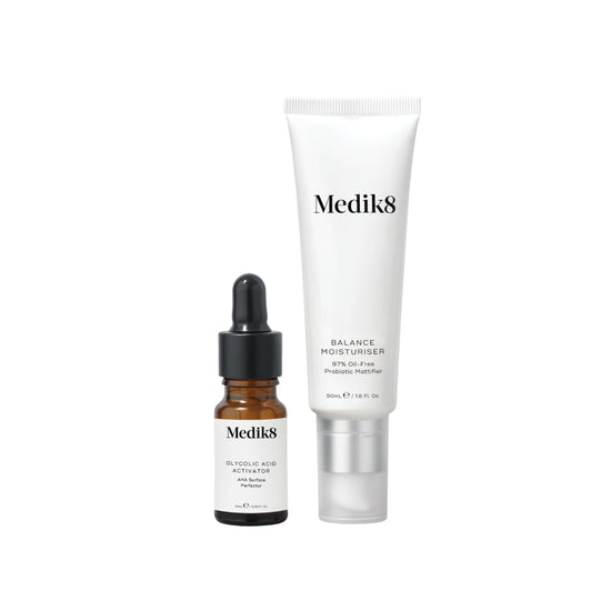 Medik8 Balance Moisturiser with Glycolic Acid Activator 50ml Medik8