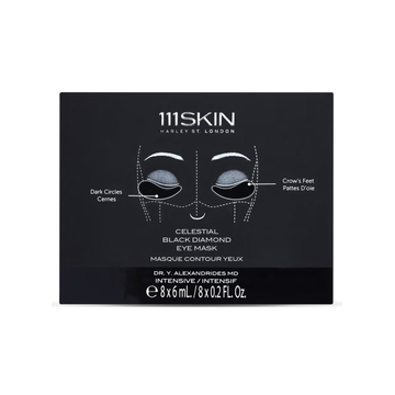111SKIN Celestial Black Diamond Eye Mask Box 8 Masks