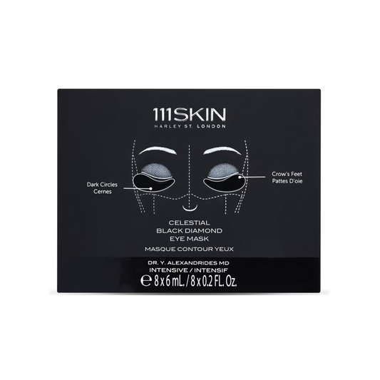 111SKIN Celestial Black Diamond Eye Mask Box 8 Masks