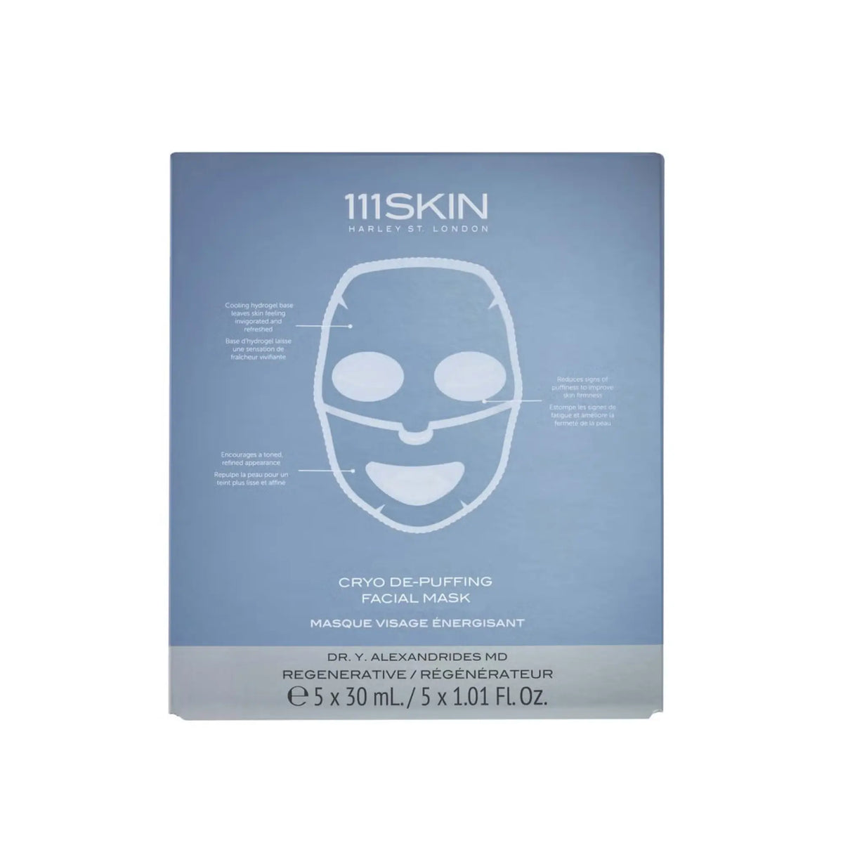 Cryo De Puffing Facial Mask Box 5 Masks