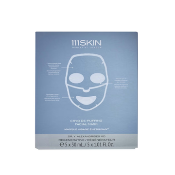 111SKIN Cryo De-Puffing Facial Mask Box 5 Masks
