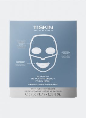 111SKIN Sub Zero De-Puffing Energy Mask Box - 5 Masks